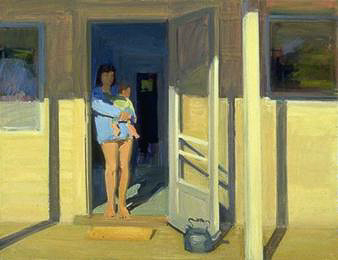 REBECCA AND LAUREN, oil on canvas, 34 x 46 inches, copyright ©1994 