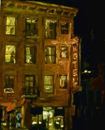 HOTEL, oil on canvas, 24 x 20 inches, copyright ©1994 