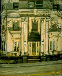 ILLUMINATED ENTRANCE, oil on canvas, 30 x 24 inches, copyright ©1994 