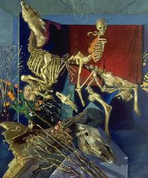 THE HUNT, oil on canvas, 81 x 63 inches, copyright ©1991 