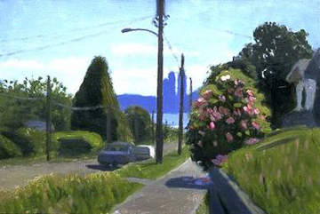 MERIDIAN AVENUE, oil on canvas, 18 x 24 inches, copyright ©1992 